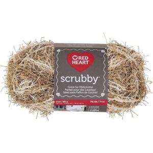 imageRed Heart Jelly Scrubby Yarn 234 FootAlmond