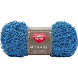imageRed Heart Jelly Scrubby Yarn 234 FootOcean