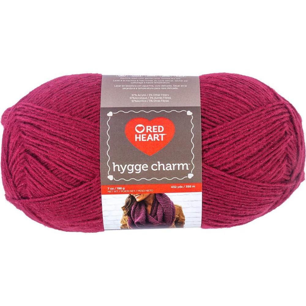 Red Heart Hygge – Gomitolo Di Filato Polvere 237 Ml – Acrilico Morbido Con Pelliccia – Categoria 5