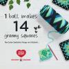imageRed Heart All in One Granny Square Soft White  Green Scream Yarn  3 Pack of 250g88oz  100 Acrylic  4 Worsted Medium  381m417Yards  for Knitting Crochet and AmigurumiEspresso