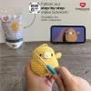 imageRed Heart Amigurumi Colin The Chick KitCollin the Chick