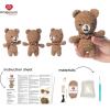 imageRed Heart Amigurumi Colin The Chick KitEddy the Bear