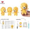 imageRed Heart Amigurumi Colin The Chick KitLeo the Lion