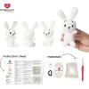 imageRed Heart Amigurumi Colin The Chick KitPopcorn the Bunny