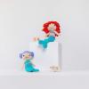 imageRed Heart Amigurumi DinosaurMermaid