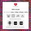 imageRed Heart Boutique Unforgettable Tidal Yarn  3 Pack of 100g35oz  Acrylic  4 Medium Worsted  270 Yards  KnittingCrochetBistro