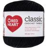 imageRed Heart Fashion Size 3 Crochet Thread BlackBlack