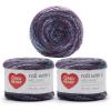 imageRed Heart Roll with It Sparkle Diamonds Yarn  3 Pack of 150g53oz  Acrylic Blend  4 Medium Worsted  561 Yards  KnittingCrochetAutograph