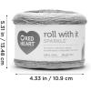 imageRed Heart Roll with It Sparkle Diamonds Yarn  3 Pack of 150g53oz  Acrylic Blend  4 Medium Worsted  561 Yards  KnittingCrochetDestiny