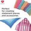 imageRed Heart Roll with It Sparkle Diamonds Yarn  3 Pack of 150g53oz  Acrylic Blend  4 Medium Worsted  561 Yards  KnittingCrochetMagic