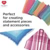 imageRed Heart Roll with It Sparkle Diamonds Yarn  3 Pack of 150g53oz  Acrylic Blend  4 Medium Worsted  561 Yards  KnittingCrochetMulticolor