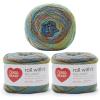 imageRed Heart Roll with It Sparkle Diamonds Yarn  3 Pack of 150g53oz  Acrylic Blend  4 Medium Worsted  561 Yards  KnittingCrochetPaparazzi