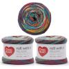 imageRed Heart Roll with It Sparkle Diamonds Yarn  3 Pack of 150g53oz  Acrylic Blend  4 Medium Worsted  561 Yards  KnittingCrochetShow Time