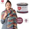 imageRed Heart Roll with It Sparkle Diamonds Yarn  3 Pack of 150g53oz  Acrylic Blend  4 Medium Worsted  561 Yards  KnittingCrochetTabloid