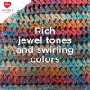 imageRed Heart Roll with It Sparkle Diamonds Yarn  3 Pack of 150g53oz  Acrylic Blend  4 Medium Worsted  561 Yards  KnittingCrochetTabloid