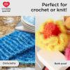 imageRed Heart Scrubby Jelly Yarn  3 Pack of 85g3oz  Polyester  4 Medium Worsted  78 Yards  KnittingCrochetLicorice