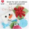 imageRed Heart Scrubby Jelly Yarn  3 Pack of 85g3oz  Polyester  4 Medium Worsted  78 Yards  KnittingCrochetLicorice