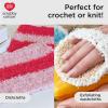imageRed Heart Scrubby Jelly Yarn  3 Pack of 85g3oz  Polyester  4 Medium Worsted  78 Yards  KnittingCrochetRefreshing