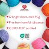 imageRed Heart Super Saver Super Yarn Knit Kit with Accessories for Crochet ampamp Knitting ampamp Amigurumi ProjectsSuper Craft Kit Brights