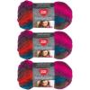 imageRed Heart Boutique Unforgettable Tidal Yarn  3 Pack of 100g35oz  Acrylic  4 Medium Worsted  270 Yards  KnittingCrochetGotham