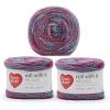 imageRed Heart Roll with It Sparkle Diamonds Yarn  3 Pack of 150g53oz  Acrylic Blend  4 Medium Worsted  561 Yards  KnittingCrochetGossip