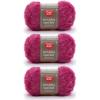 imageRed Heart Scrubby Jelly Yarn  3 Pack of 85g3oz  Polyester  4 Medium Worsted  78 Yards  KnittingCrochetWatermelon