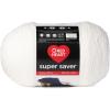 imageRed Heart Super Saver 1000gm Hunter Green Yarn  1 Pack of 352oz998g  100 Acrylic  4 Worsted Medium  1860 Yards for Knitting Crocheting Crafts ampamp AmigurumiWhite