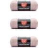 imageRed Heart Super Saver Metallic Light Gray Yarn  3 Pack of 5oz142g  Acrylic  4 Medium Worsted  255 Yards  KnittingCrochetDusty Pink