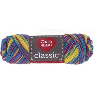 imageRED HEART 61453 Classic Yarn MaizeStar Brights Print