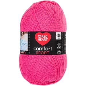 imageRED HEART Comfort Sport Yarn DenimHot Pink