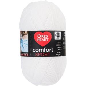 imageRED HEART Comfort Sport Yarn DenimWhite Crystal