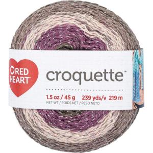 imageRED HEART E8879527 Croquette crochet thread Berry BlissRevenge