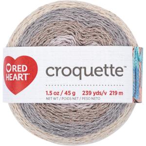 imageRED HEART E8879527 Croquette crochet thread Berry BlissStonehenge