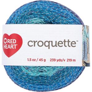 imageRED HEART E8879527 Croquette crochet thread Berry BlissTidepool
