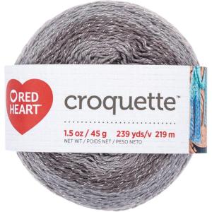 imageRED HEART E8879527 Croquette crochet thread Berry BlissTitanium
