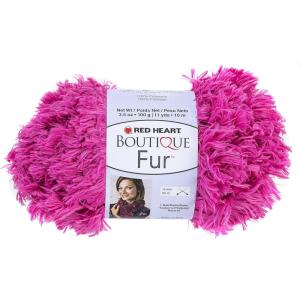 imageRED HEART Fur Yarn SeamistAzalea