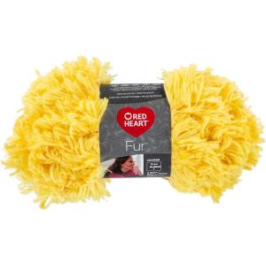 imageRED HEART Fur Yarn SeamistLemon Drop