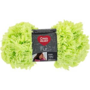 imageRED HEART Fur Yarn SeamistLime