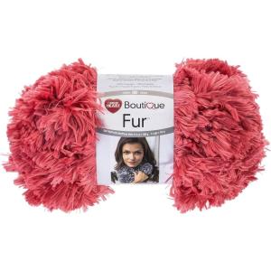 imageRED HEART Fur Yarn SeamistPeachie