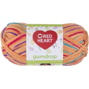 imageRED HEART Gumdrop Yarn LemonOrange