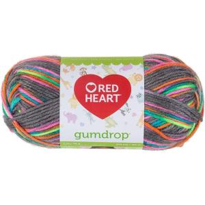 imageRED HEART Gumdrop Yarn LemonRock Candy