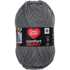 imageRED Heart Comfort Chunky Yarn WhiteSmoke
