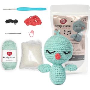imageRed Heart Amigurumi Colin The Chick KitChirp the Bird