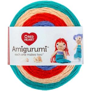imageRed Heart Amigurumi DinosaurMermaid