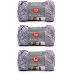 imageRed Heart Boutique Unforgettable Tidal Yarn  3 Pack of 100g35oz  Acrylic  4 Medium Worsted  270 Yards  KnittingCrochetPearly