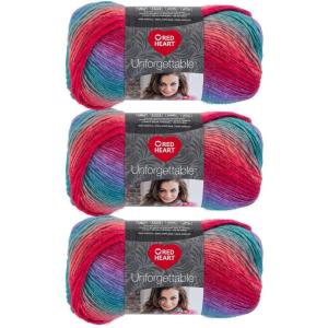 imageRed Heart Boutique Unforgettable Yarn 3 Pack Meadow 3 CountRed Sea