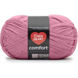 imageRed Heart Comfort Burnt Orange Yarn  1 Pack of 16oz454g  Acrylic  4 Medium Worsted  867 Yards  KnittingCrochetRosy Pink
