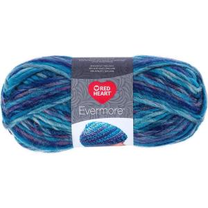 imageRed Heart Evermore Yarn MulberryDeep Water