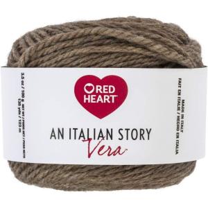 imageRed Heart Italian Story Vera Wool and Alpaca Blend Yarn CaffeCaffe