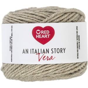 imageRed Heart Italian Story Vera Wool and Alpaca Blend Yarn CaffeLatte